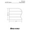 Rev-A-Shelf Steel, Silver, 0.25 in W, 12 in H, 20 in D, 20 in L, Silver LD-597-12CR-1 - alternate 8